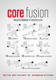 Core Fusion Abs Workout Ab Workout Men Workout Guide Gym