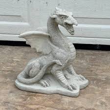 Dragon Statue Backyard Decor Stone