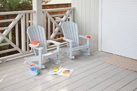With its timeless style, the classic adirondack chair is the perfect addition to any porch, patio, or backyard. Poly Rocking Chairs For Sale Lakeside Trading