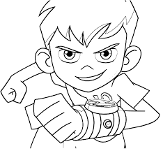 Remember this moment with this coloring page! Ben 10 Laughing Coloring Page Free Printable Coloring Pages For Kids