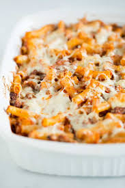 easy baked ziti with sausage brown