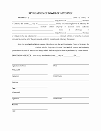 Power Of Attorney Resignation Letter Template Samples