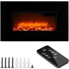 Wall Fireplace Electric Remote