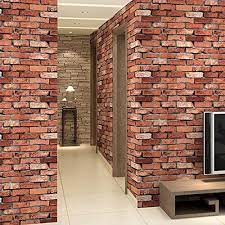 ed red foam brick wall panels