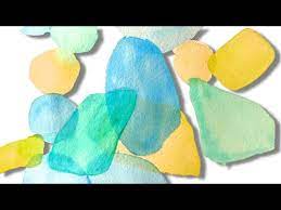 Sea Glass With Watercolor