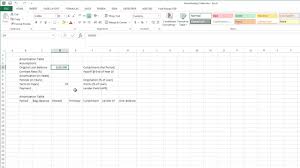 How To Build A Dynamic Amortization Table In Excel On Vimeo
