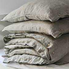 Linen Duvet Cover With Pillowcases Set