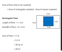 answer a floor is 5m long and 4m wide