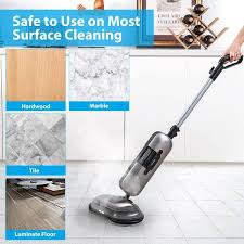1100w Handheld Detachable Steam Mop With Led Headlights Costway