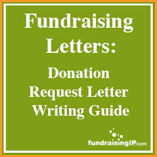 fundraising donation request letters