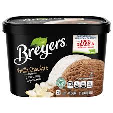breyers ice cream vanilla chocolate