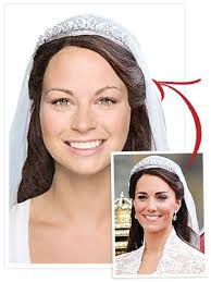try on kate middleton s wedding hairstyle