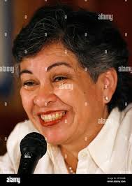 Colombian politician Consuelo Gonzalez attends a news conference in Caracas  January 11, 2008. The Revolutionary Armed Forces of Colombia, or FARC, on  Thursday freed Colombian politicians Clara Rojas and Consuelo Gonzalez who