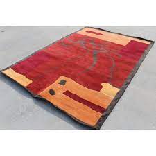 contemporary tibetan woolen area rug