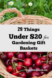under 20 for gardening gift baskets