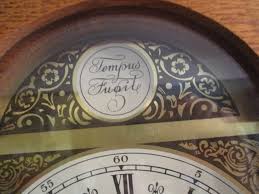 Tempus Fugit Clock Pendulum Vintage
