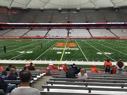 Carrier Dome Section 101 Syracuse Football Rateyourseats Com