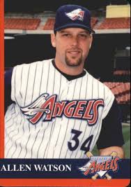 1997 Angels Mother's Anaheim Angels Baseball Card #15 Allen Watson