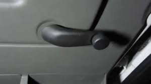 how to remove car door window crank roll up handle - YouTube