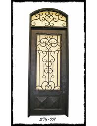 single doors with transom iron works
