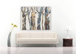 Oversized Wall Art Modern Rustic Artwork Extra Large Canvas Print Home Wall Decor Living Dining Room Bedroom Tree Trunks Over Sofa