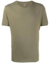 Majestic Filatures Cotton Jersey T Shirt In Green For Men Lyst