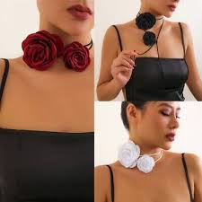 flower choker necklace for women wed