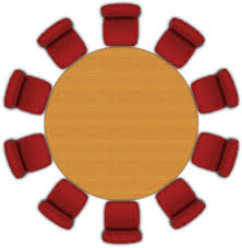 furniture clipart top view tables top