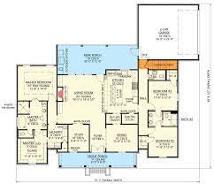 Modern Farmhouse Plan With Private