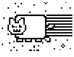 She and flynt coal participated in the vytal festival tournament against yang xiao long and weiss schnee during the doubles round in the episode never miss a beat. Pixel Art Nyan Cat Coloring Page Free Printable Coloring Pages For Kids