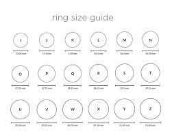 printable ring size chart ring sizes