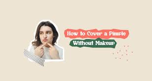 how to cover a pimple without makeup