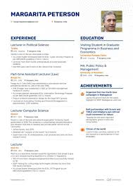 Cv format pick the right format for your situation. Download Lecturer Resume Example For 2021 Enhancv Com