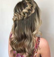 Triple twists to twisty buns | cute girls hairstyles. 24 Top Curly Prom Hairstyles 2019 Update