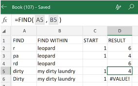 find function in excel excelchat