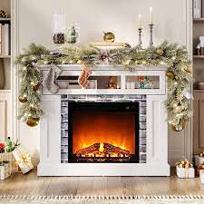 Linsy Home Electric Fireplace Mantel
