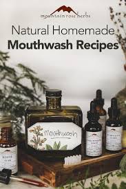 homemade herbal mouthwash recipes