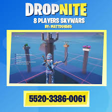 The codes are released to celebrate achieving certain game milestones, or simply releasing them after a game update. Mattdu4585 S Fortnite Creative Map Codes Fortnite Creative Codes Dropnite Com