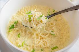 creamy ramen noodles with only 4