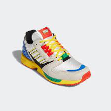 This exciting collaboration between two iconic brands will offer a diverse portfolio of apparel and footwear. Lego X Adidas Zx 8000 Grailify