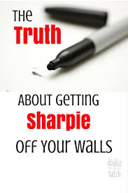 Getting Sharpie Off Your Walls