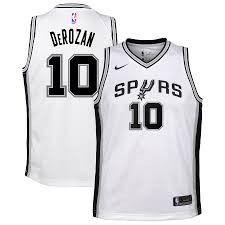 Demar darnell derozan is an american professional basketball player for the san antonio spurs of the national basketball association. San Antonio Spurs Nike Association Swingman Jersey Demar Derozan Youth