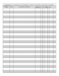 printable check register template excel