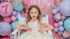 nastya and her birthday party 7 years