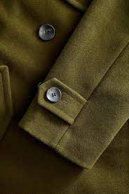 Double Ted Long Sleeved Peacoat
