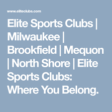 We are ideally located, close to the beach and set in landscaped grounds with its own lake and large grassed area. Elite Sports Clubs Milwaukee Brookfield Mequon North Shore Elite Sports Clubs Where You Belong Sports Clubs Indoor Tennis Tennis Clubs