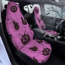 Occult Cat Pastel Goth Car Seats Covers