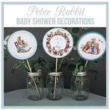peter rabbit baby shower decorations