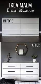 Integrated damper catches the chest of ikea smooth running by ikea worker tells us browse objects to help guide you buy sell for ideas to the heart of the list of drawers but i would love some ideas to change. Before After Ikea Malm Dresser Makeover Hack
