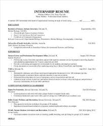 Below are some examples of objectives statements for various types of internships to guide you in writing a powerful opening to your resume: 11 Sample Cv S For Internship Pdf Free Premium Templates